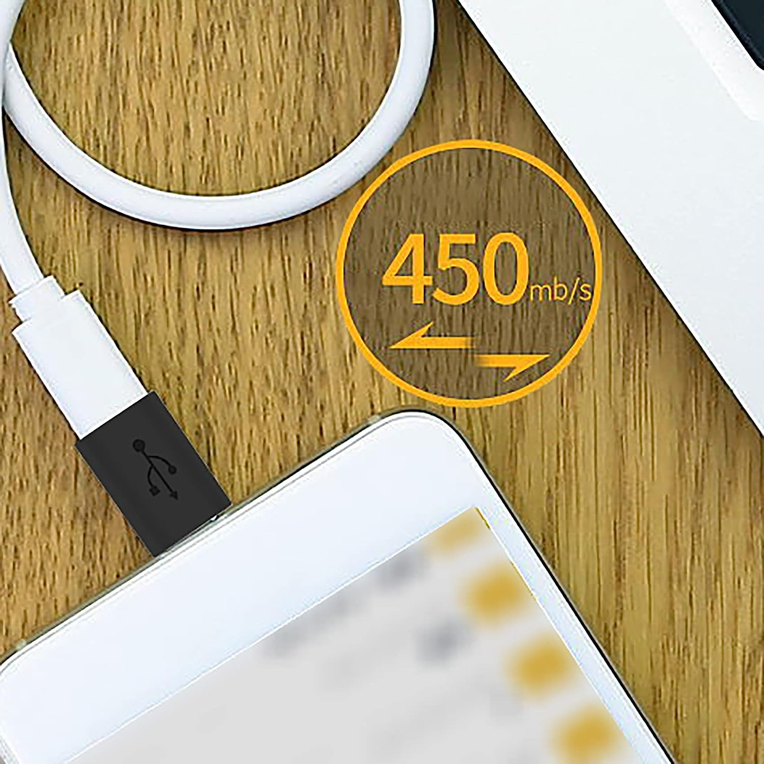 5Pack USB C Adapter, Tunghey Type C Female to Micro USB Male Convert Connector Support Charge & Data Sync Compatible with Galaxy S7/S7 Edge, Nexus 5/6 and Micro USB Devices image number 3