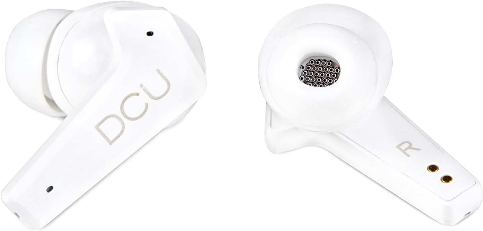 DCU Tecnologic Active Feedforward Noise Cancelling Headphones Bluetooth Headphones 5.0/5.2 White image number 6