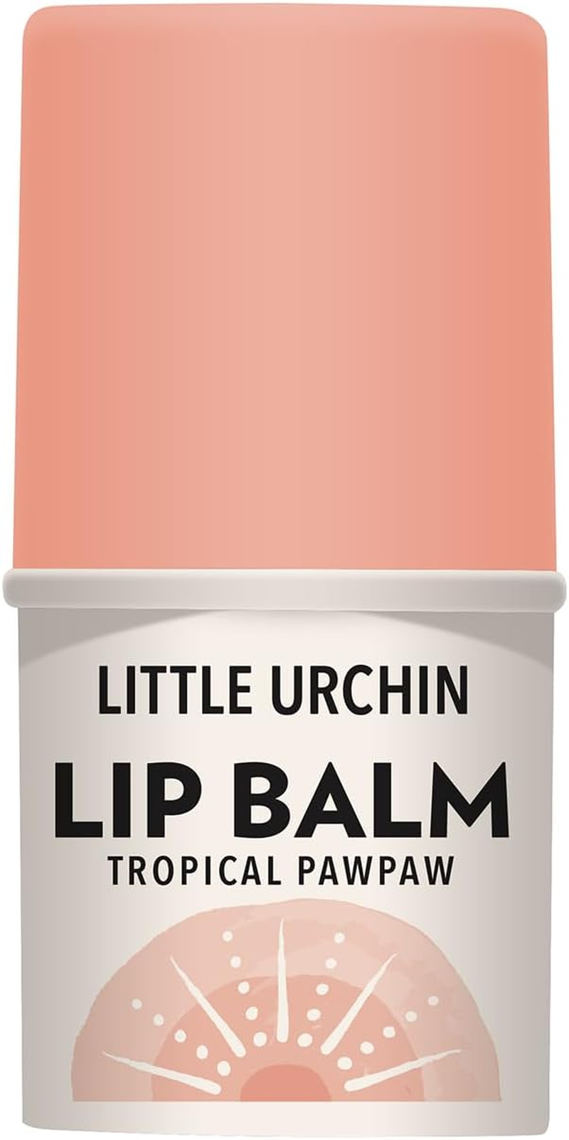 LITTLE URCHIN 100% Natural Lip Balm Tropical Pawpaw 4G &ndash; Lip Care with Beeswax, Coconut Oil, Shea Butter & Vitamin E &ndash; Ultra-Hydrating & Nourishing Lip Moisturiser | Australian Made image number 1