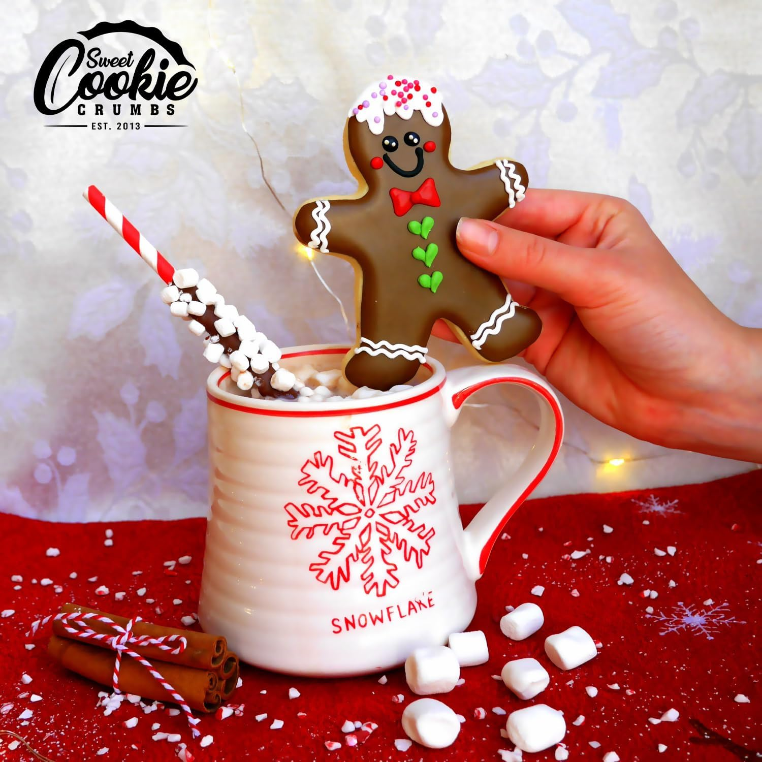 Gingerbread Man Cookie Cutter Set, 3 Piece, Stainless Steel image number 6