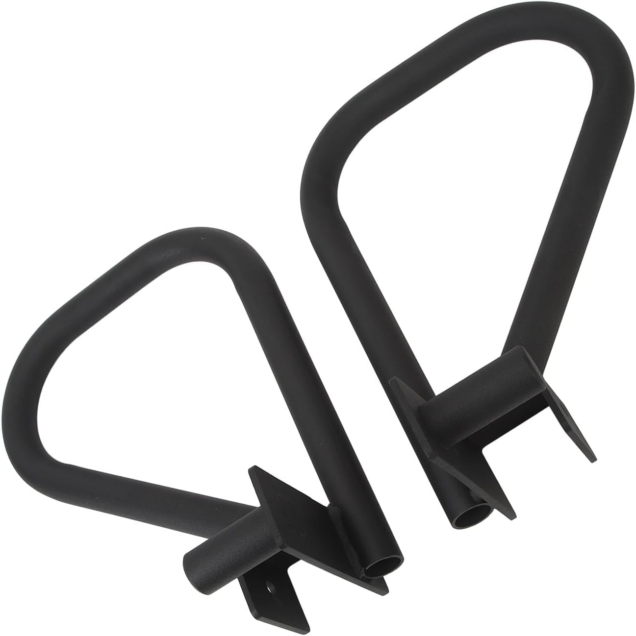 TOPINCN Power Cage Squat Rack Dip Bar Attachment Sturdy Iron Muti Grip Handles for Safe Fitness Workout Exercises 2 Pieces