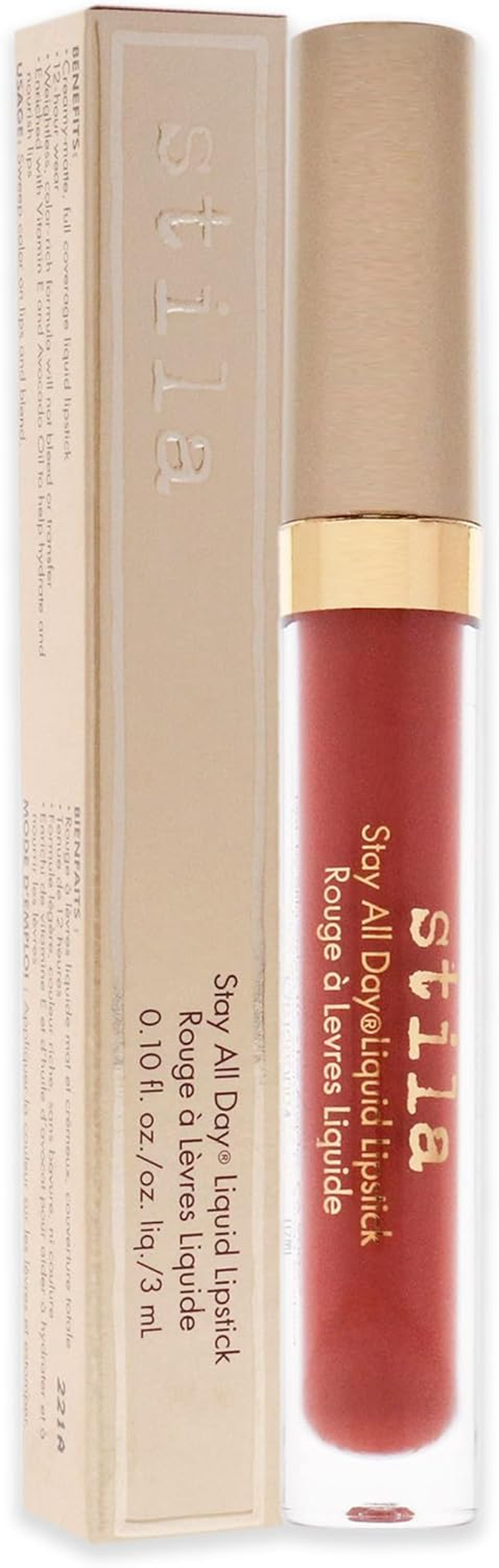 Stila Cosmetics Stila Stay All Day Liquid Lipstick - Palermo, 3 Ml - (Old) Palermo image number 6