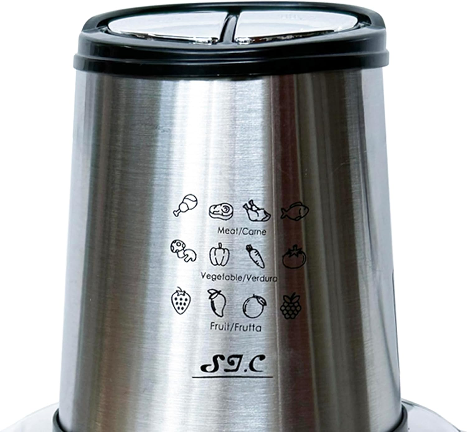 Electric Kitchen Chopper, Electric Meat Grinder, Mixer, 400 W, 2.5 L Glass, Meat Grinder with 4 Stainless Steel Blades for Meat, Onions, Fruit, Vegetables image number 5