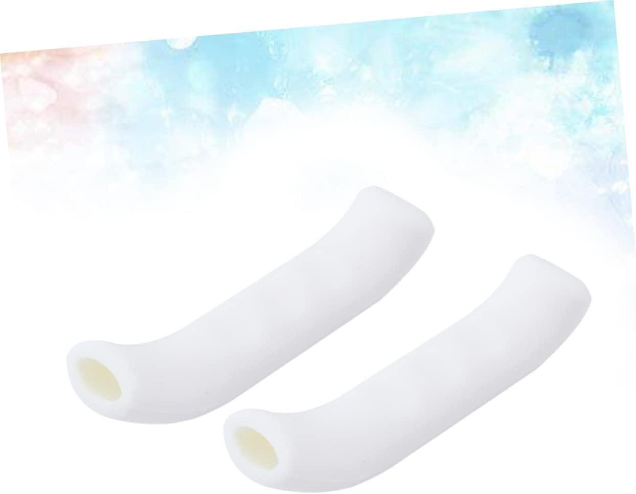 Milisten Bike Grips Handlebar Grips Bike Handle Grips White image number 3