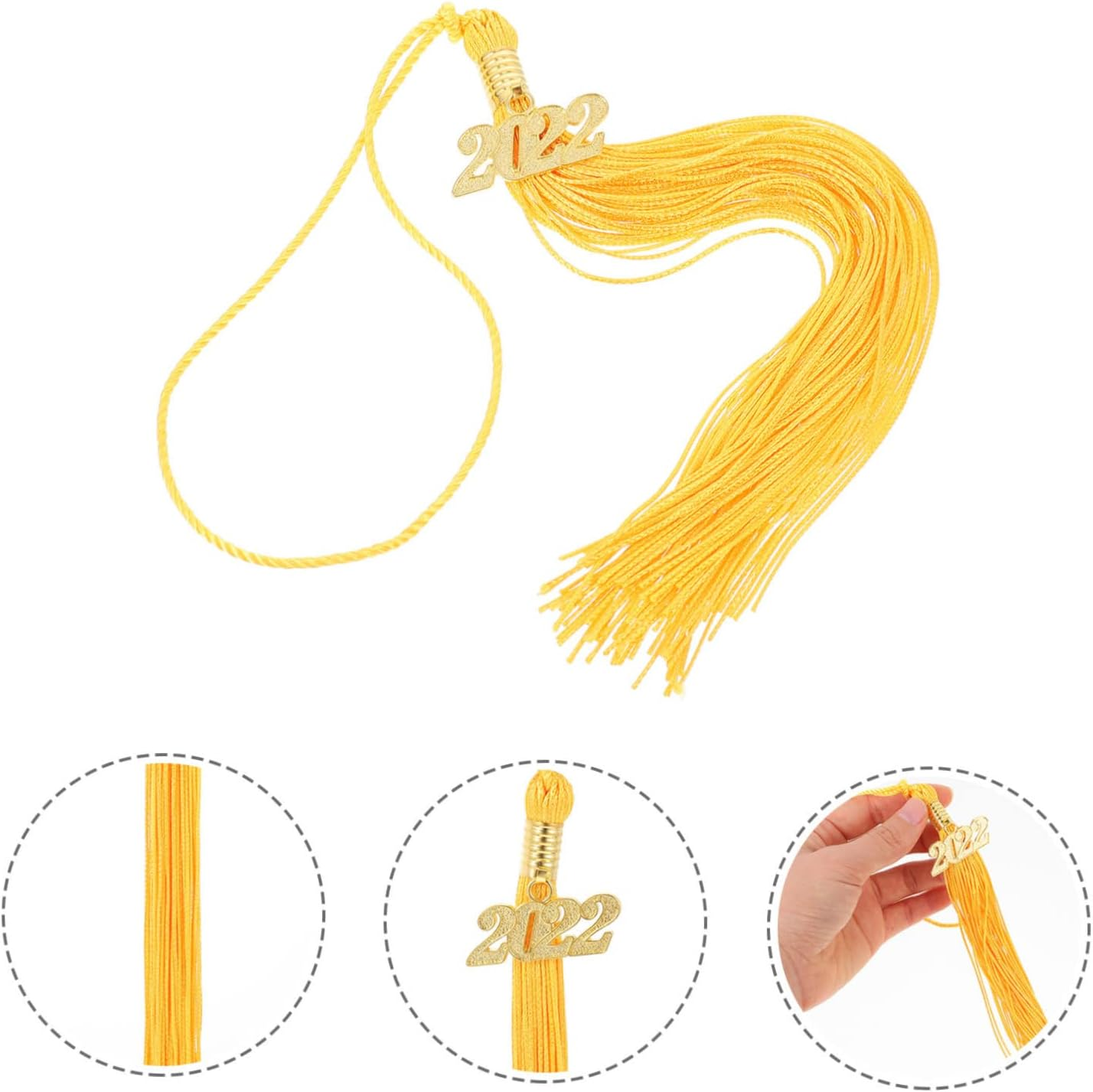 STOBOK 6Pcs Phd Graduation Tassel Cap Decorations Handmade Doctoral Hats Elegant Graduate Accessories for Ceremony Celebrations Unique Keepsake for Class image number 1