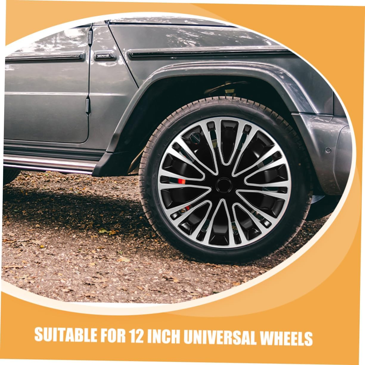 GETAJGHSD Hubcap Decoration for Car Wheels Hub Covers for Trailers Replacement Wheel Hub Caps for Vehicles image number 6