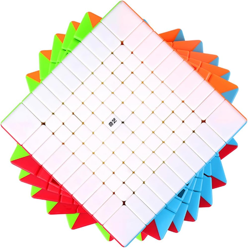 Willking Qiyi 10X10 Stickerless Speed Cube QY 10X10X10 Puzzle Speed Cube