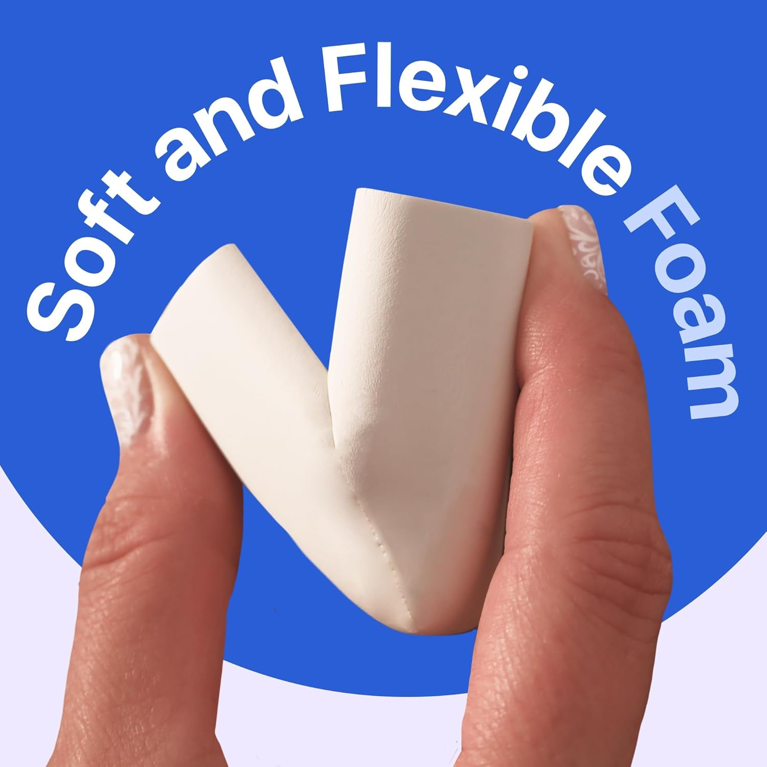 Furniture Edge and Corner Guards | 16.2Ft Protective Foam Cushion | 16.2Ft Bumper 4 Adhesive Childsafe Corners | Baby Child Proofing Foam Set and Safe for Table, Fireplace, Countertop | White