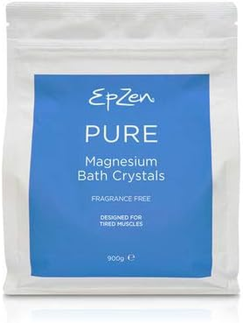 3 PACK of Epzen Magnesium Bath Crystals Pure 900G