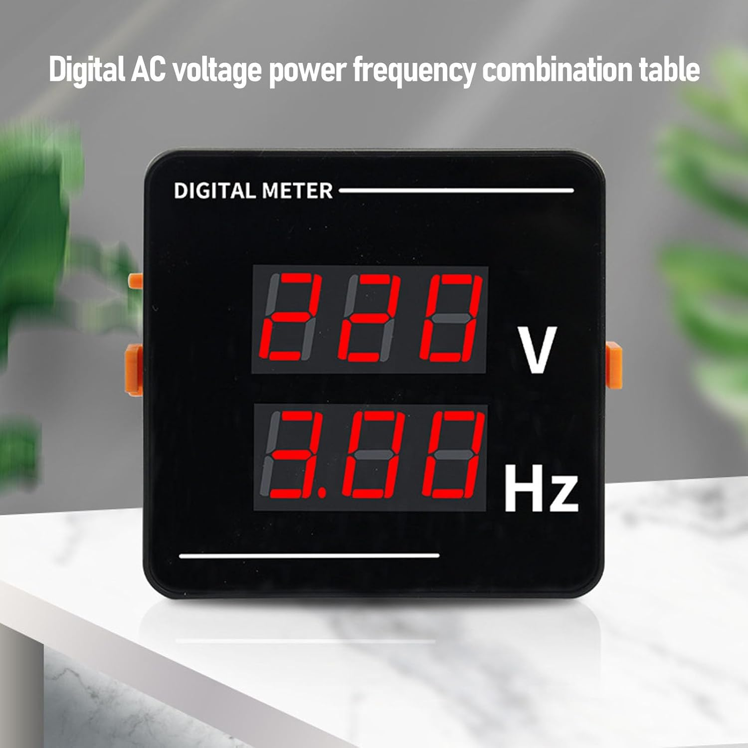 Digital AC Voltmeter Panel Mounting Meter, Digital Voltmeter Ammeter Panel, Voltage Amperage Tester with LCD Display, DC Voltage Voltage Indicator image number 4