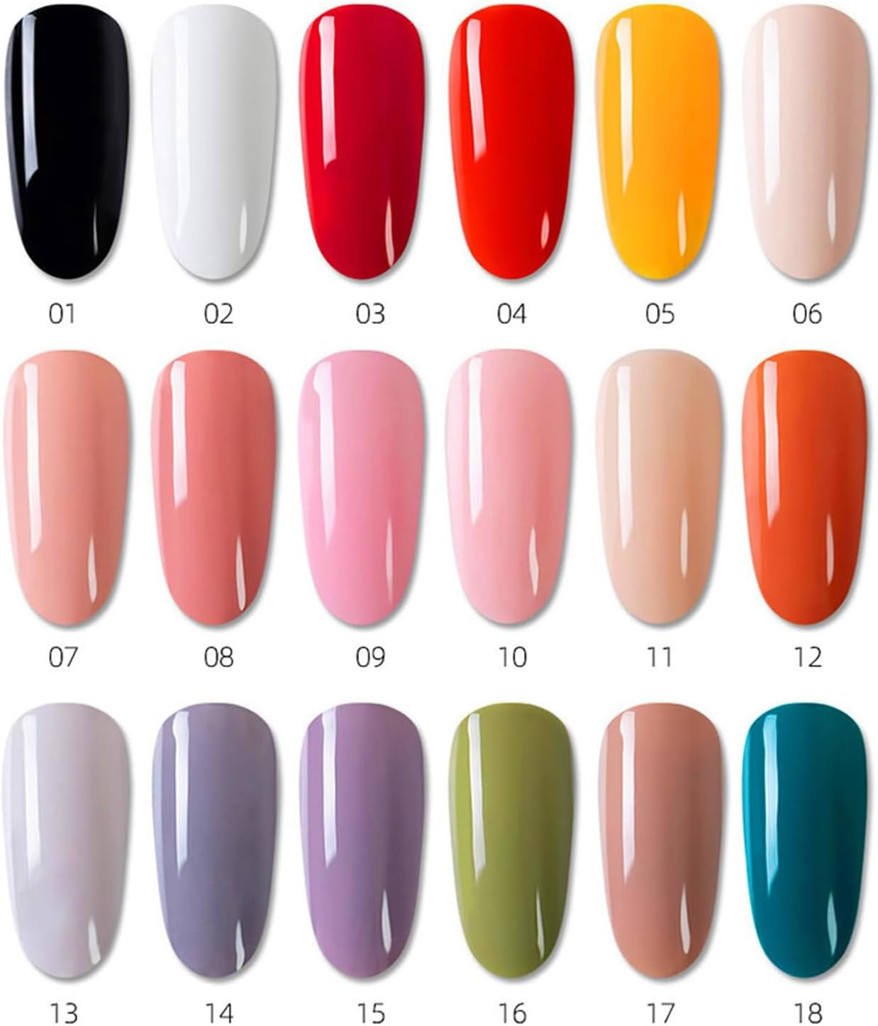 Polishey Nail Polish Pens, Polishey Nail Polish Pen Set, 36 Color Nail Polish Gel Pen 5 Ml, 6Pcs/Set Nail Polish Pen, One Step Gel Nail Polish 3-In-1 Pen, Nail Polish Pens for Painting Nails (Set-F) image number 6