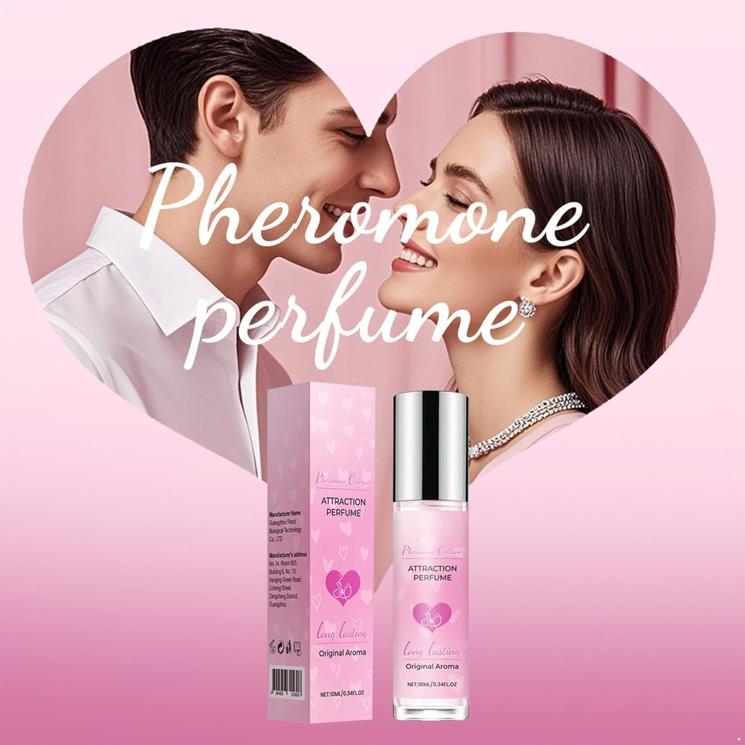 Choomomo Unscented Pheromone Cologne for Men Long Lasting Fragrance Booster Mixes with Your Natural Scent Pink One Size image number 5