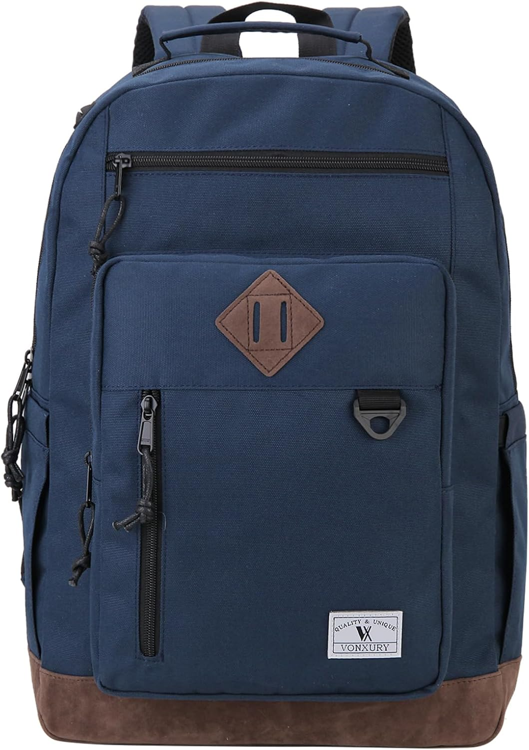 VX VONXURY Backpack for Men Women,Lightweight Bookbag with Mulitiple Pockets,Classical Water Resistant Travel Backpack