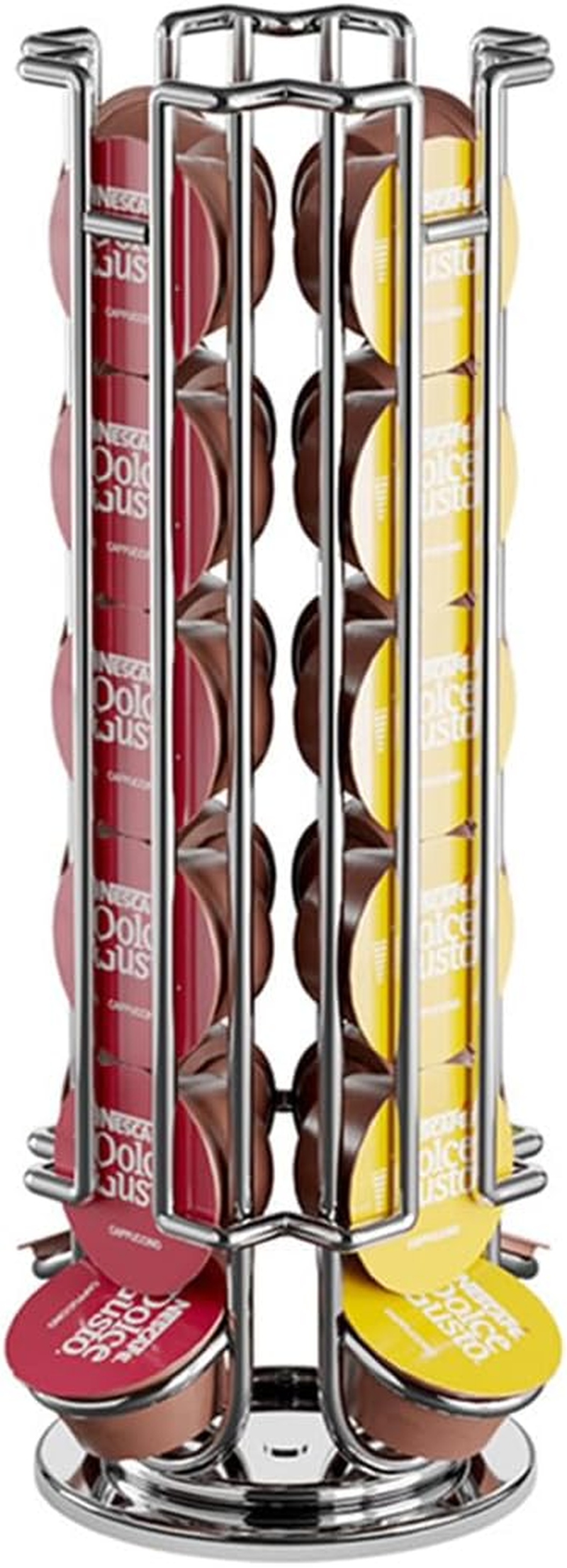 WDOPEN Capsule Spinning Carousel Holder, 360&deg; Rotatable Coffee Capsules Holder Rack, Solid Base, Espresso Pod Holder for Home & Office image number 5