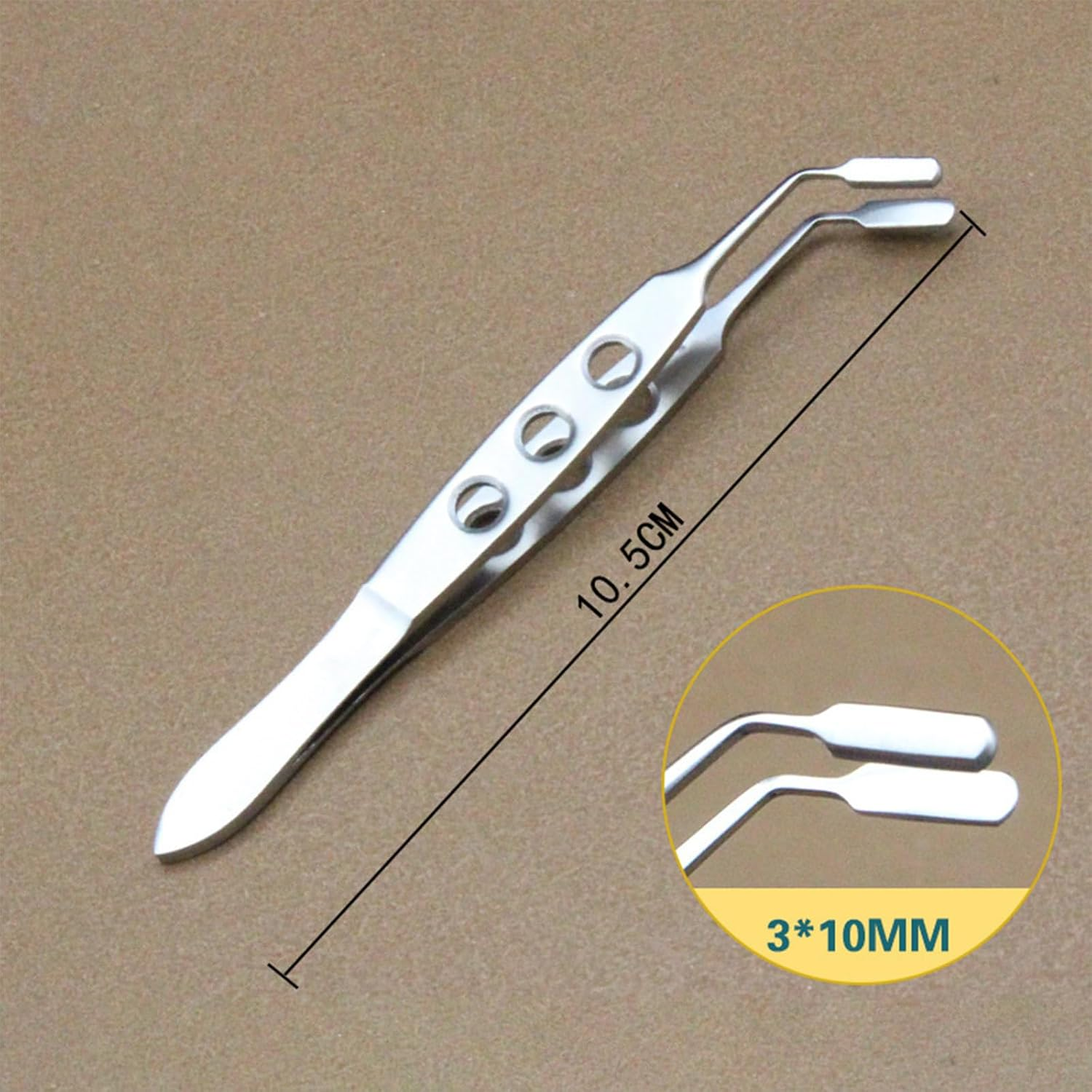 Yxvyxymyxxg Stainless Steel Eye Care Tweezers - Easy-To-Use Meibomian Gland Expressor & Eyelid Massage Tool for Men & Women image number 2