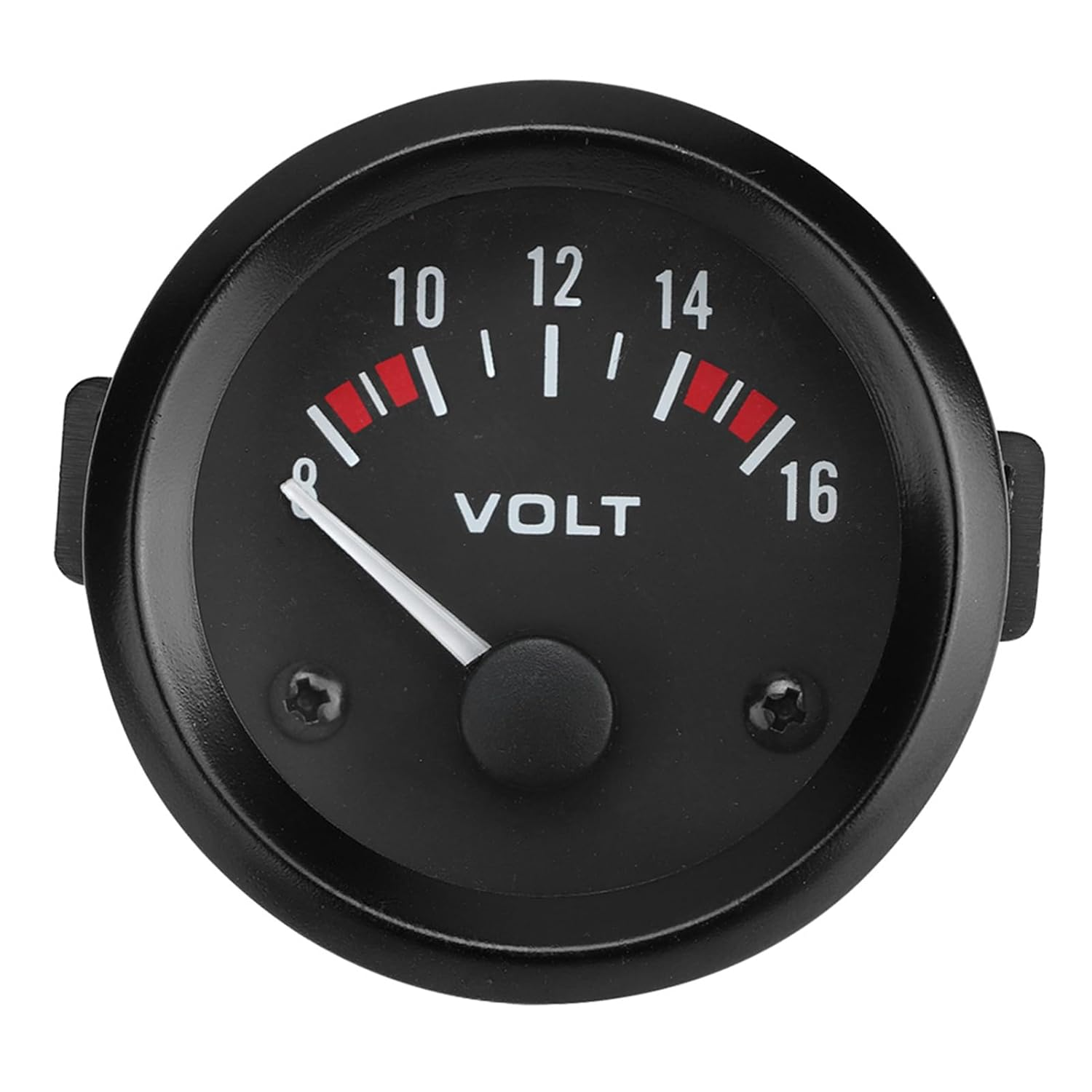 Car Universal 12V Voltmeter 52Mm/2In Voltage Meter Gauge for Most 12V Car, White Light, Aluminum Alloy Material image number 5