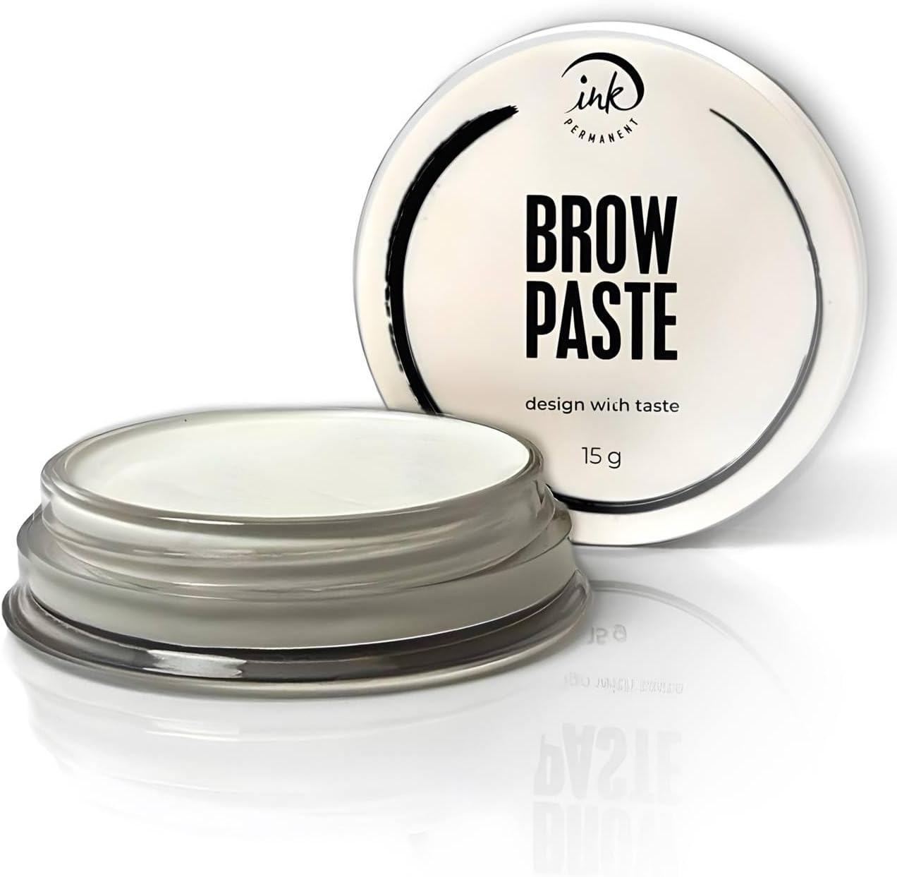 Eyebrow White Mapping Paste [Large 15G Bottle] Brow Mapping Paste, Eyebrow Contour for Microblading and PMU Supplies, Brow Design, Draw or Sketch the Shape image number 2