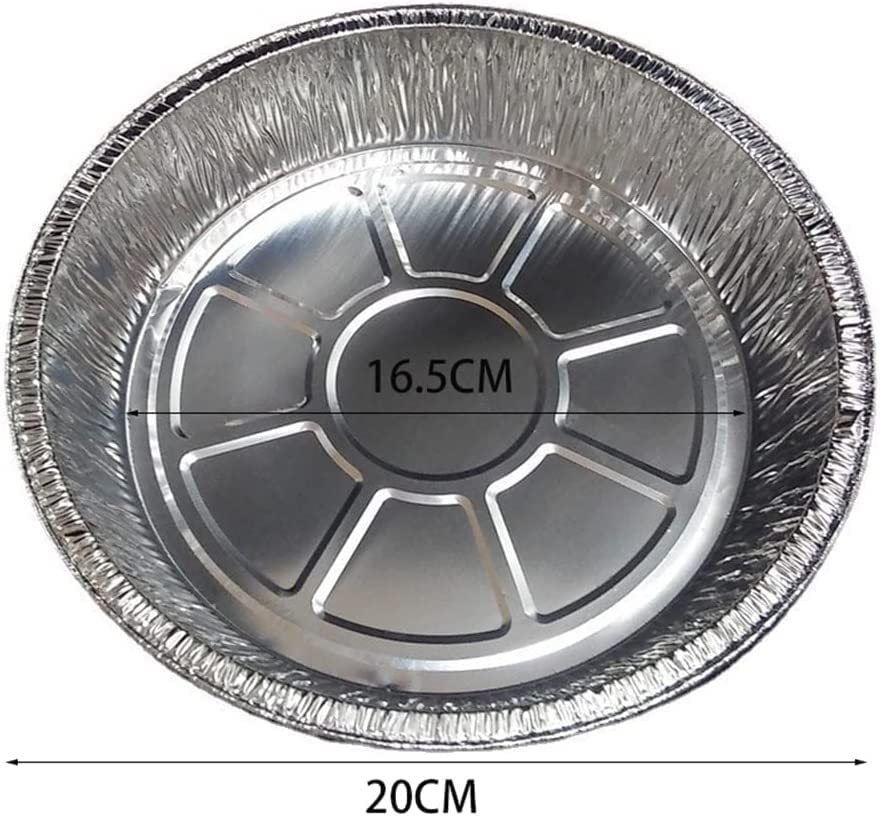 Aluminum Foil Pie Pans round Disposable Mini Tins for Tarts and Pies, 10 Piece Set image number 4