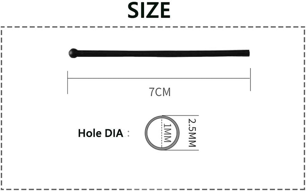 BEHLINE Silicone Replacement Temple Tips for Lindberg, Silhouette and Other Thin Wire Rimless Frames Temples with Cleaning Cloth (White)