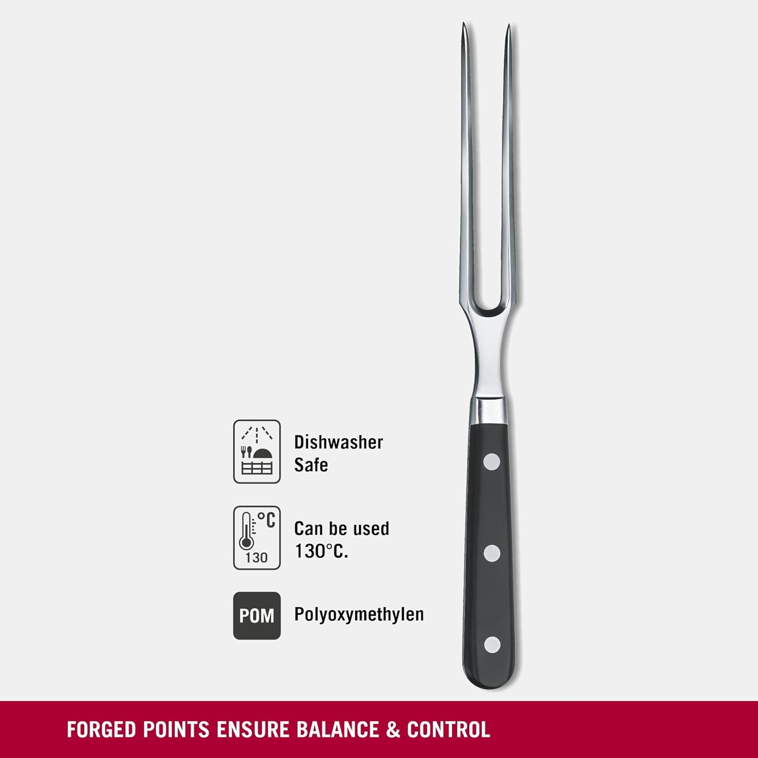 Victorinox Chefs Fork Forged Chefs Fork, Black, 7.7233.15G image number 3