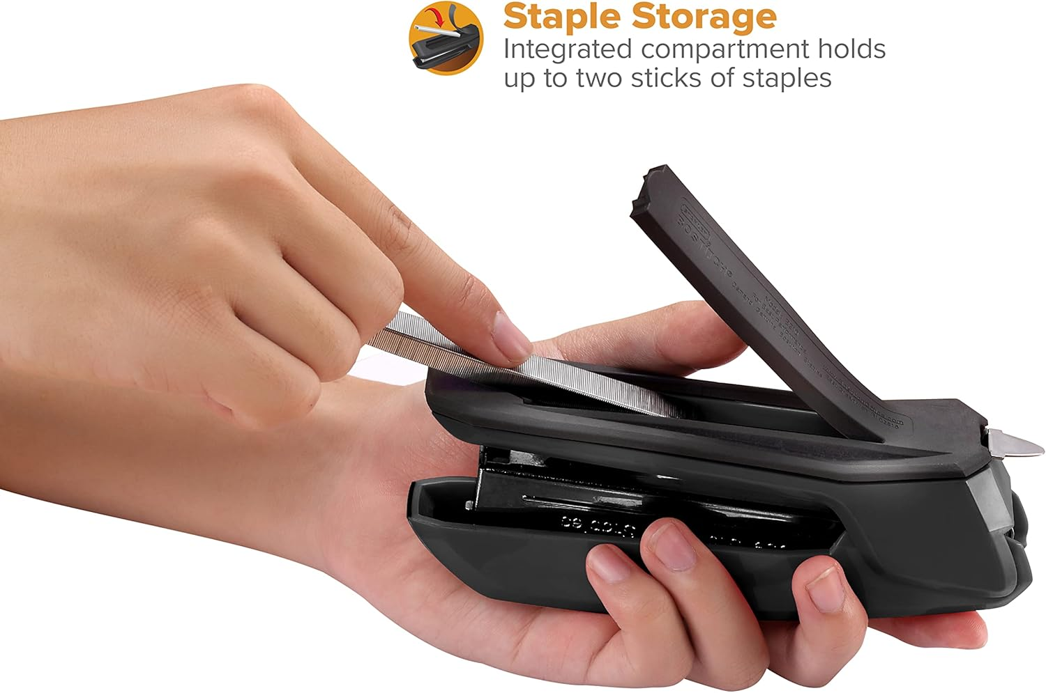 Bostitch Ascend 3 in 1 Stapler with Integrated Remover & Staple Storage, Value Pack with Staples & Remover (B210-CC) image number 3