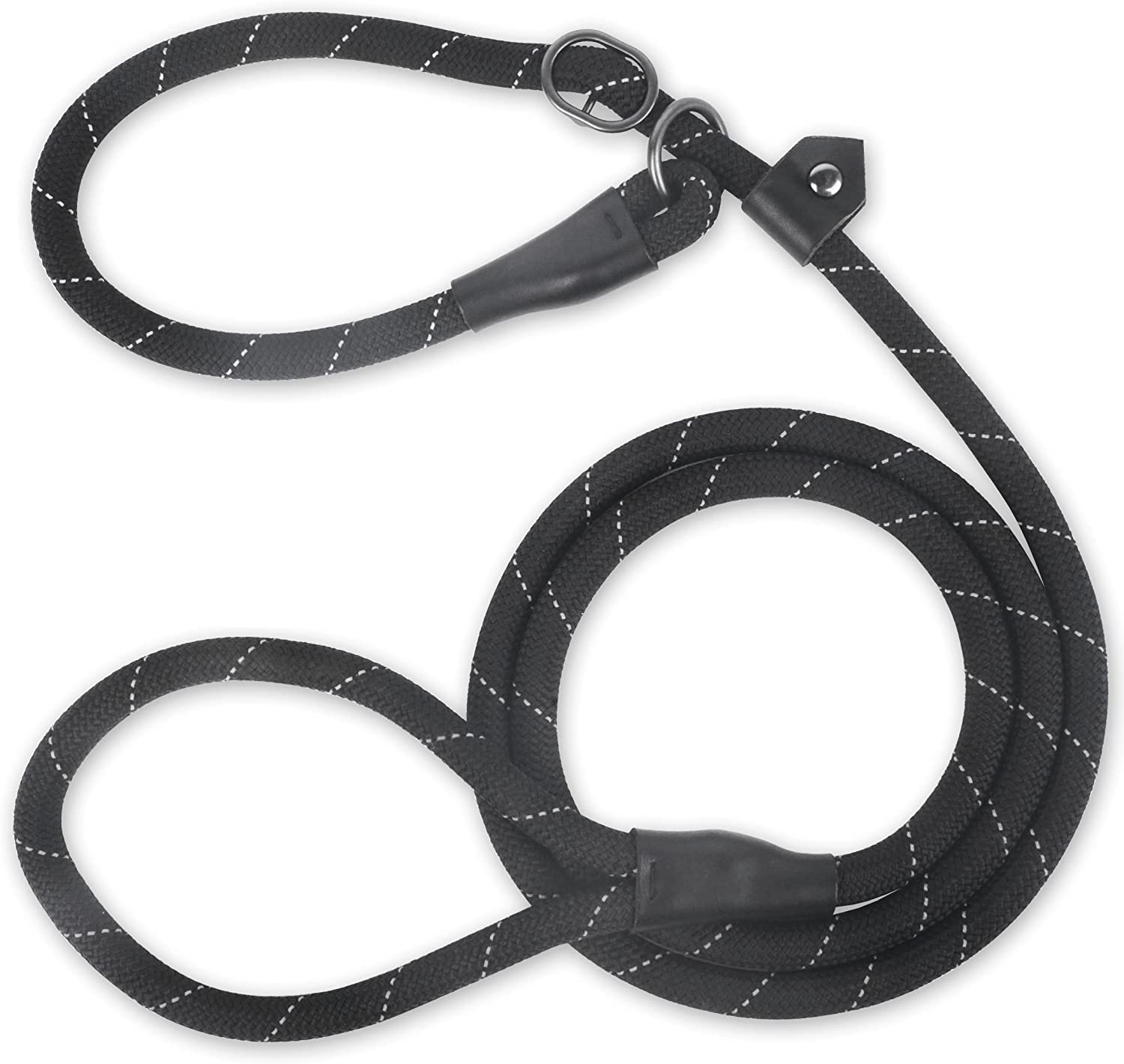 6FT Reflective Rope Slip Leash for Dogs, Slip on Leash Large Dogs, Slip Lead Dog Loop Leash for Large Medium Dogs