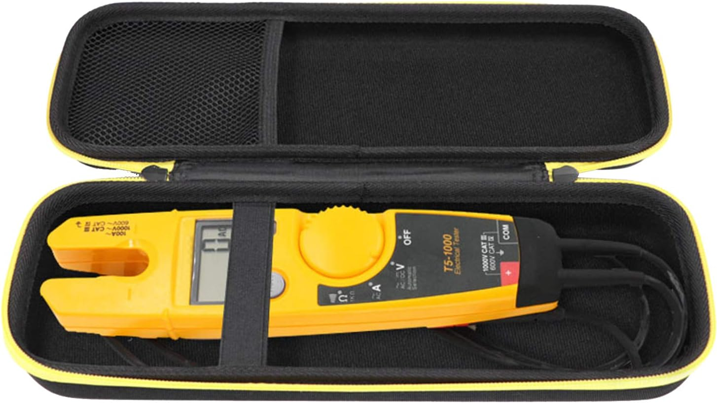 RCKEY Multimeter Storage Case Carrying Storage Bag for Multimeter, Protective Hard Case Replacement for Fluke T5-1000/T5-600 image number 1