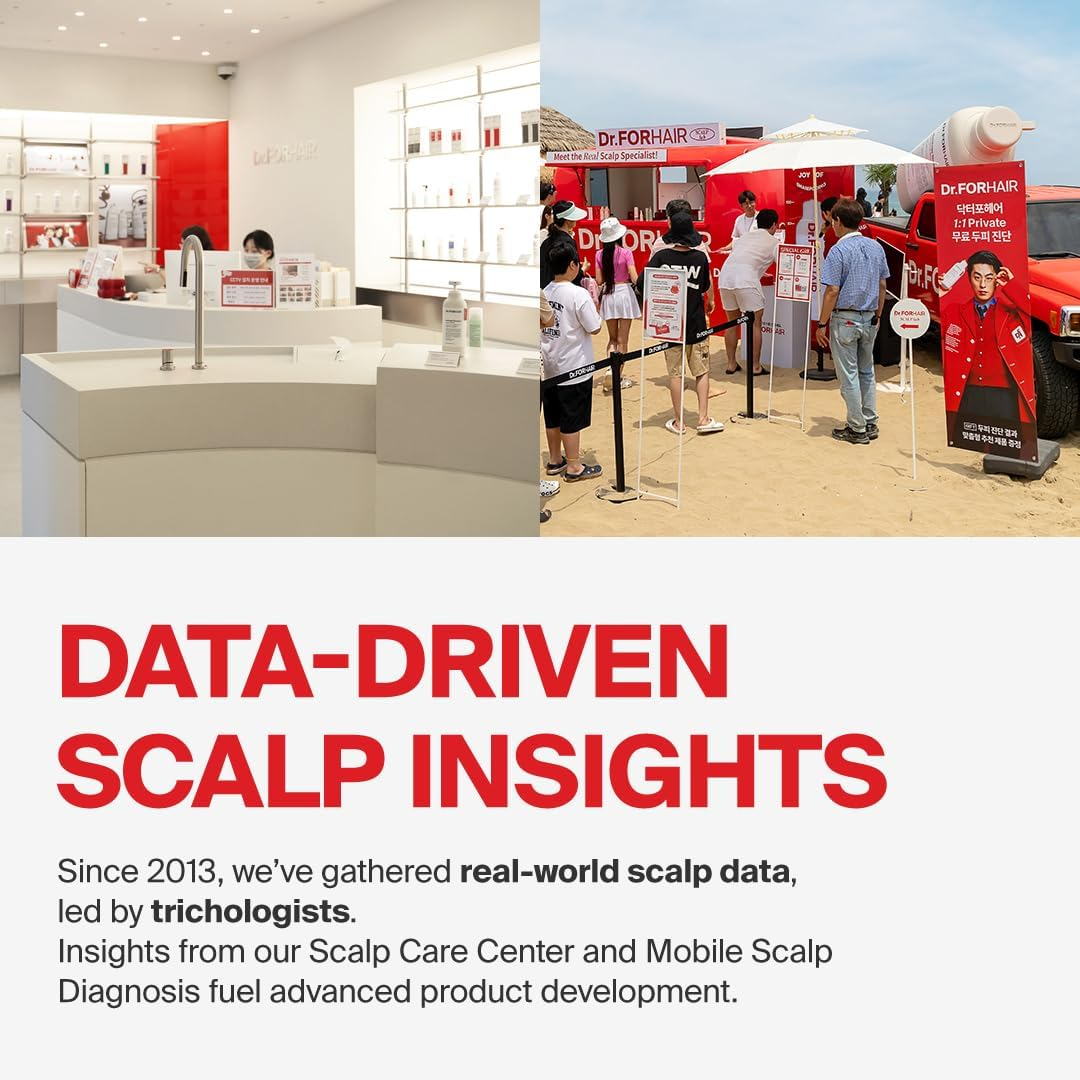 Dr.Forhair Folligen Sea Salt Scaler Scalp Scrub (10.5Oz) | 45% Sea Salt | Exfoliate Hair Deep Cleansing Excess Sebum Oily Greasy Hair | Dry Flaky Itchy Treatment (No Parabens, Silicone, Sulfates) image number 3