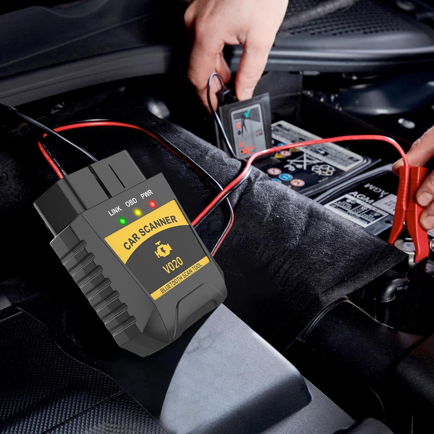 Battery Tester - Digital Professional Auto Supplies,Automotive Diagnostic Tools,For Vehicle Household Printer SUV Truck Trip Travel Driver RV image number 4