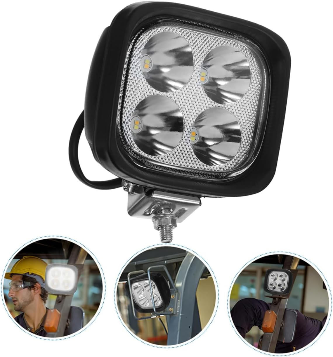 PLAFOPE 2Pcs Led Forklift Lights Work Light Replacement for Forklift Spot for Driving Use image number 2