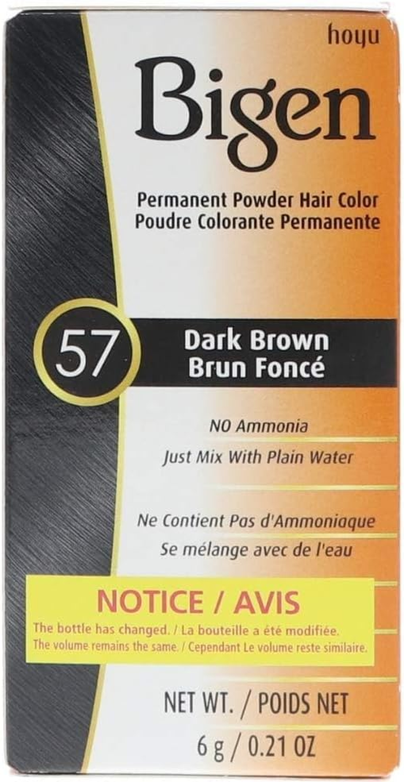 Bigen Permanent Powder Hair Color 57 Dark Brown