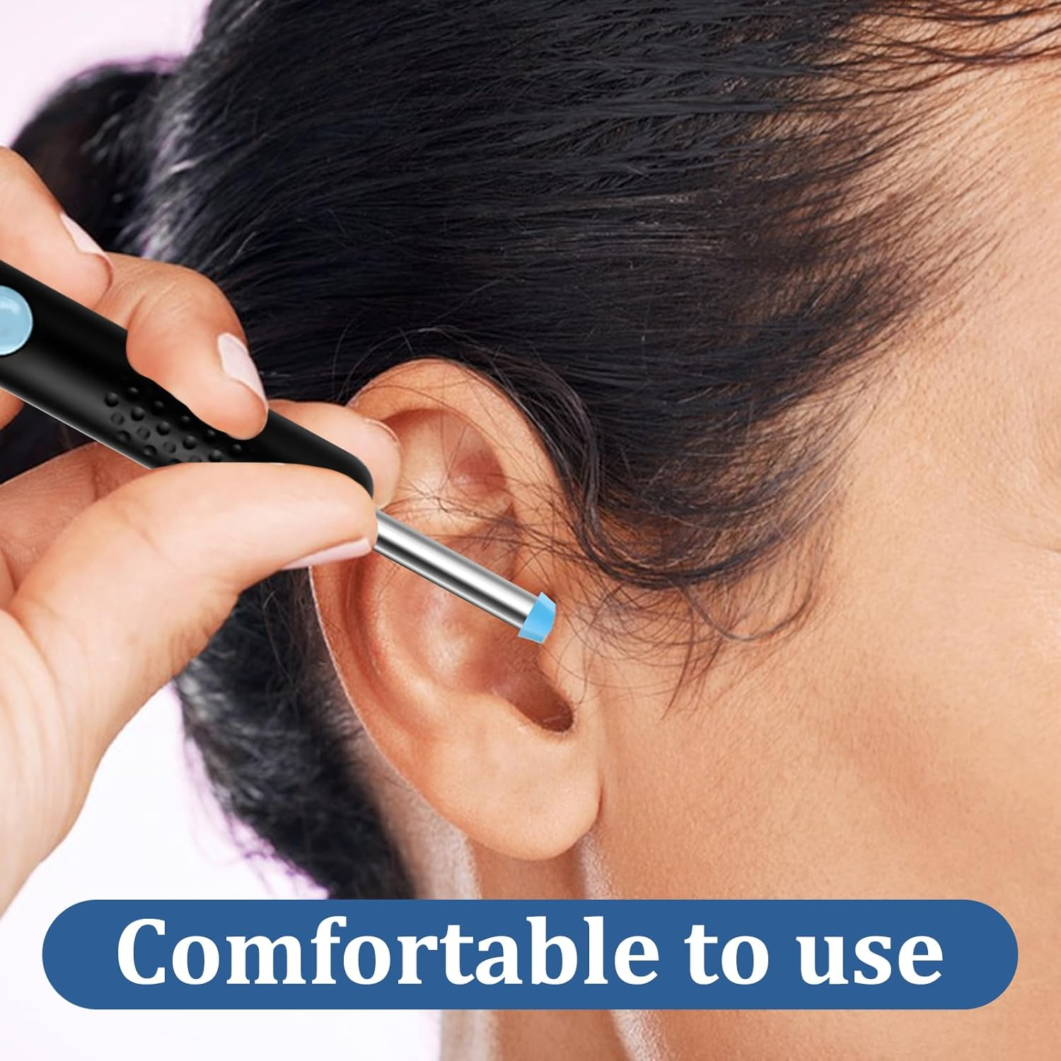 Ear Wax Removal Replacement Tips for Ear Camera 30Pcs Ear Spoons Tips for Wet Dry Ear Wax Cleaning Ear Spoon Accessories Set Reusable Silicone Soft Cleaning Reuse Cap for Teens Adults image number 4