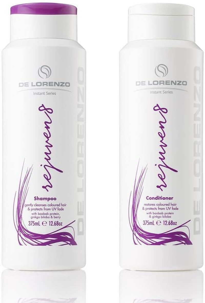 De Lorenzo Instant Rejuven8 Shampoo & Conditioner Pack 375Ml