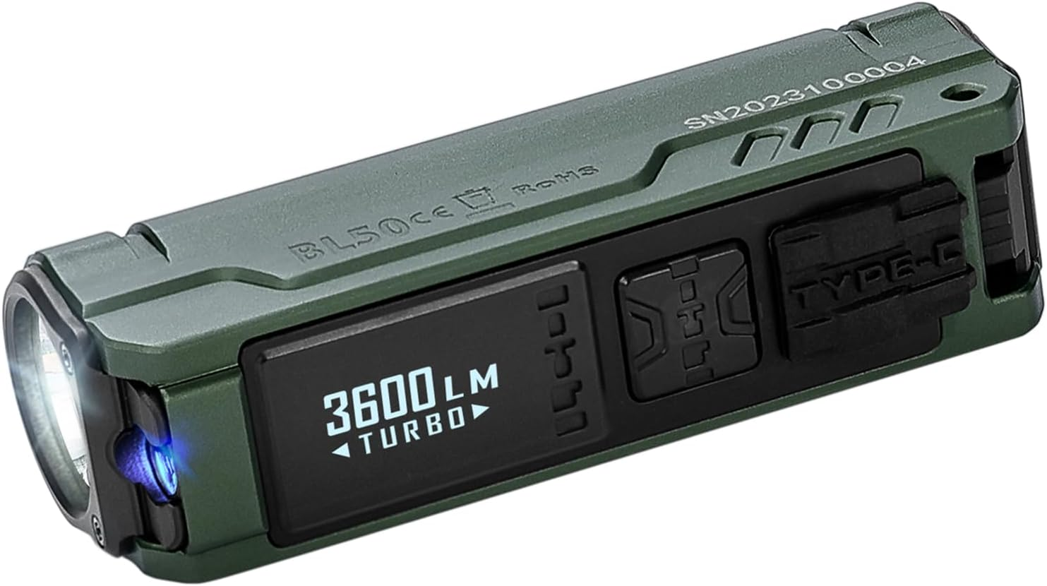 IMALENT BL50 EDC Torch, Bright 3600 Lumens Powerful 428M Long Range Flashlight Small Pocket Searchlight Tactical Strong Emergency Waterproof Torch Portable Household Outdoor Camping Walk Bike