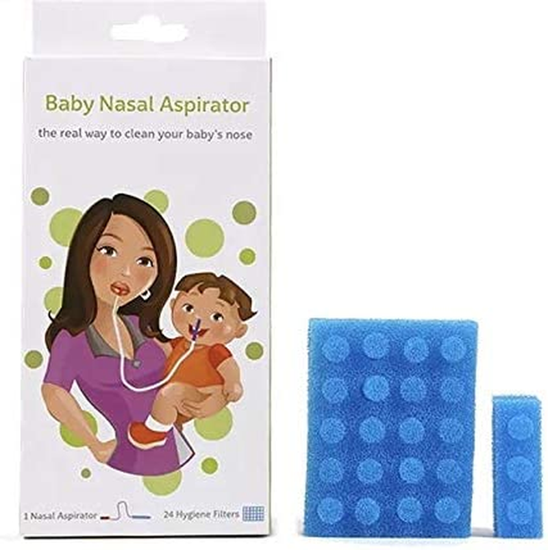 Baby Nasal Aspirator with 24 Hygiene Filters Nose Cleaner the Snot Sucker image number 1