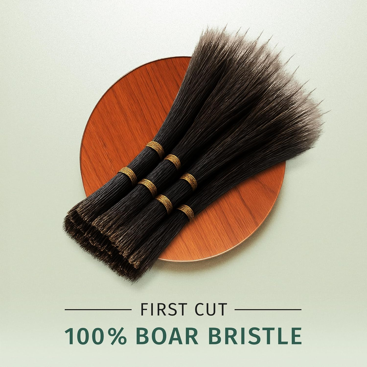 SHASH Classic German First Cut 100% Boar Bristle Hair Brush since 1869 - Conditions Hair, Improves Texture, Exfoliates Scalp image number 1