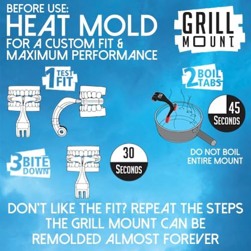Pro Standard Grill Mount 2. 0 - the Best Mouth Mount Compatible with Gopro Cameras image number 4