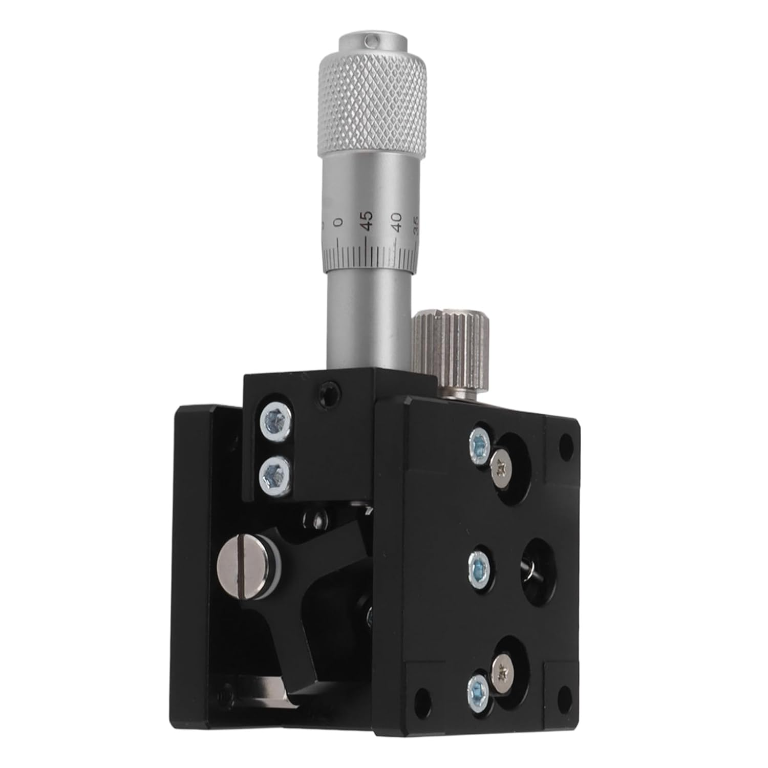 Manual Linear Stage Aluminum Alloy Z Axes Slide Table 19.6N Bearing for Alignment Positioning Capacitive Touch Screen Production Equipment Optical Instruments Alloy Sliding Table image number 1