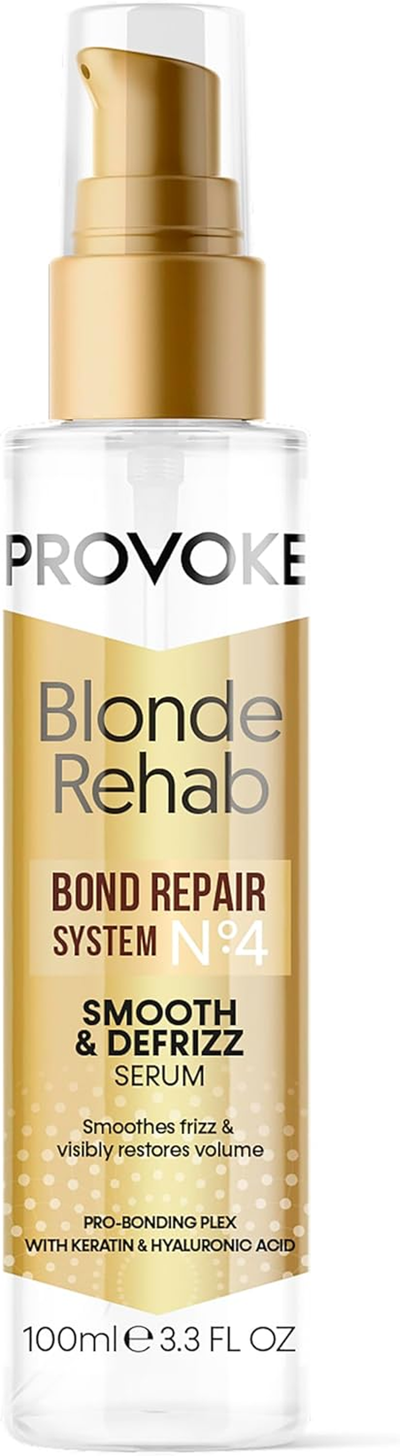 Provoke Blonde Rehab Bond Repair System No.4 Smooth and Defrizz Serum, 100 Ml