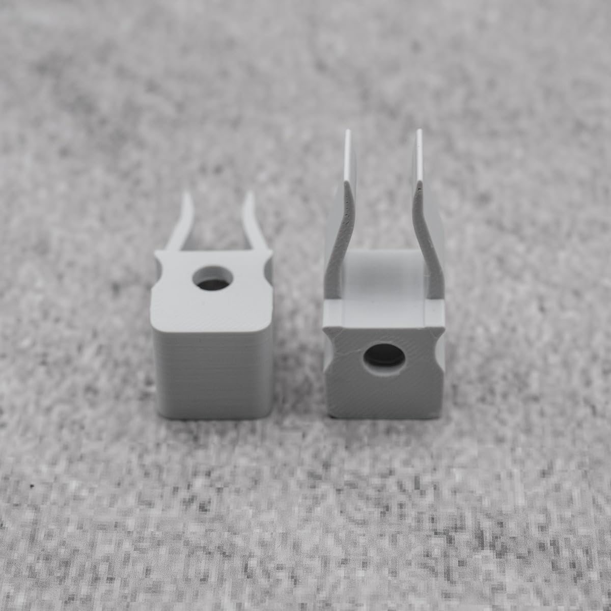 ULEIVA Pack of 2 Replacement Sliding Door Stopper Grey Compatible with IKEA Pax Hasvik Grimo Cabinet Door Stopper 128866 (Grey) - White image number 3