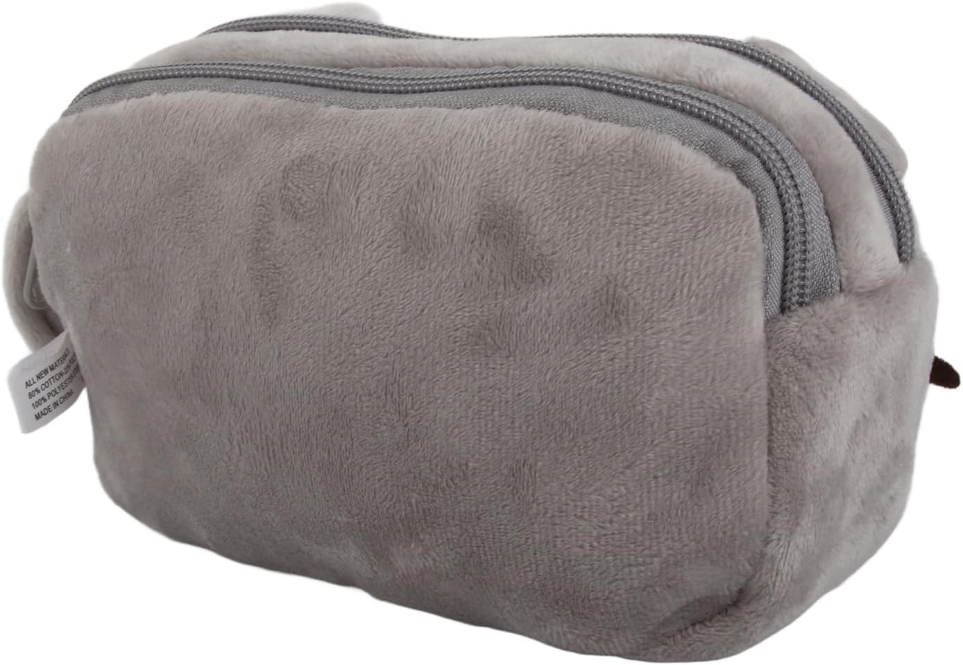 Odorkle Cute Kitten Toiletry Bag Soft Canvas Pencil Case Makeup Bag with Handle and Zipper Purse Multi Purpose for Travel Office Outing Beaches Gyms Camping image number 6