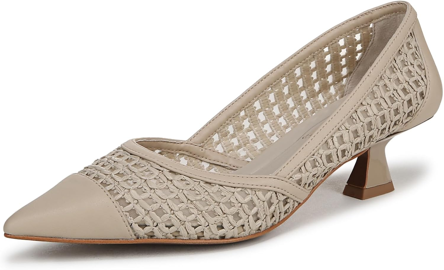 Franco Sarto Women'S Darcy Pointed Toe Kitten Heel Pumps