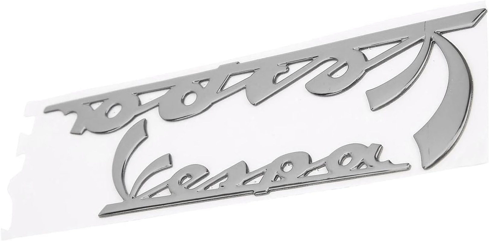 Motorcycle Emblem Sticker,Emblem Sticker 3 Dimensional Decal for Vespa GTS300 LX125 LX150 IE Sprint Primavera 300 LX LXV Super (Silver Color) - Black image number 6