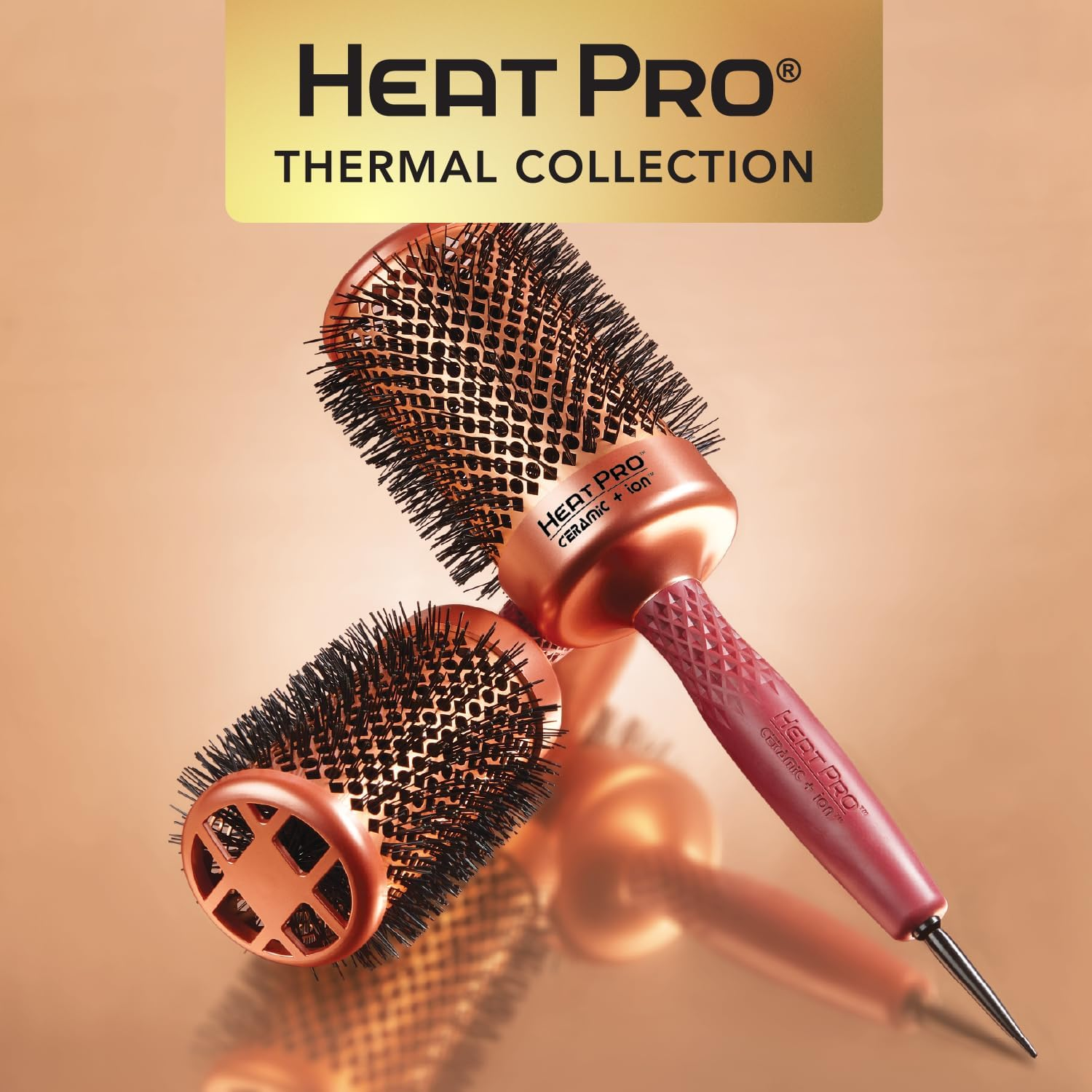 Olivia Garden Heat Pro Ceramic + Ion HP22 round Thermal Hair Brush image number 4