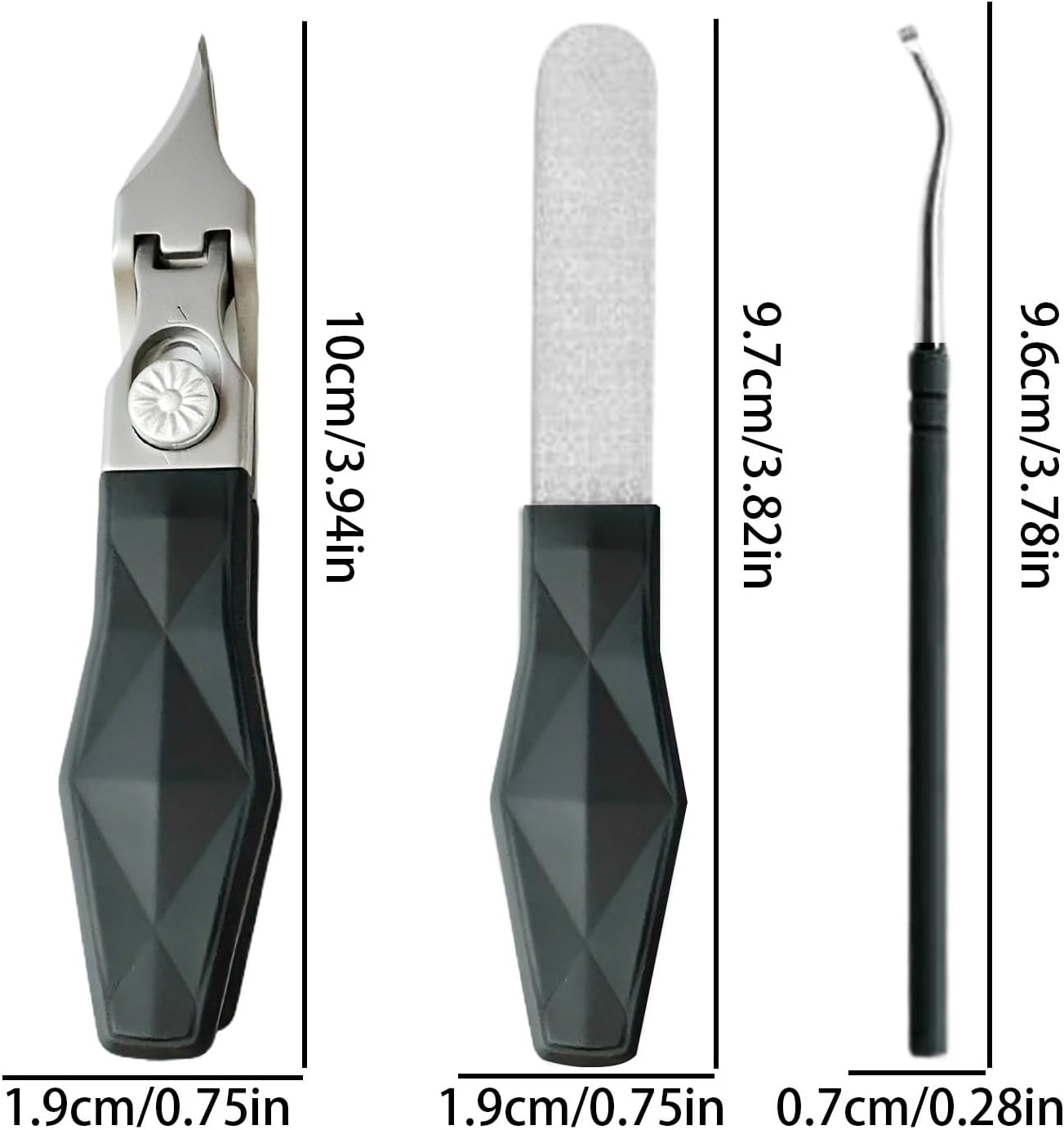 Nail Clippers - Professional Toenail Clippers - Trimmer Eagle Beak Beveled 1 Set for Thick Ingrown Cuticle Care Personal Care Beauty Manicure Women Men Children image number 4