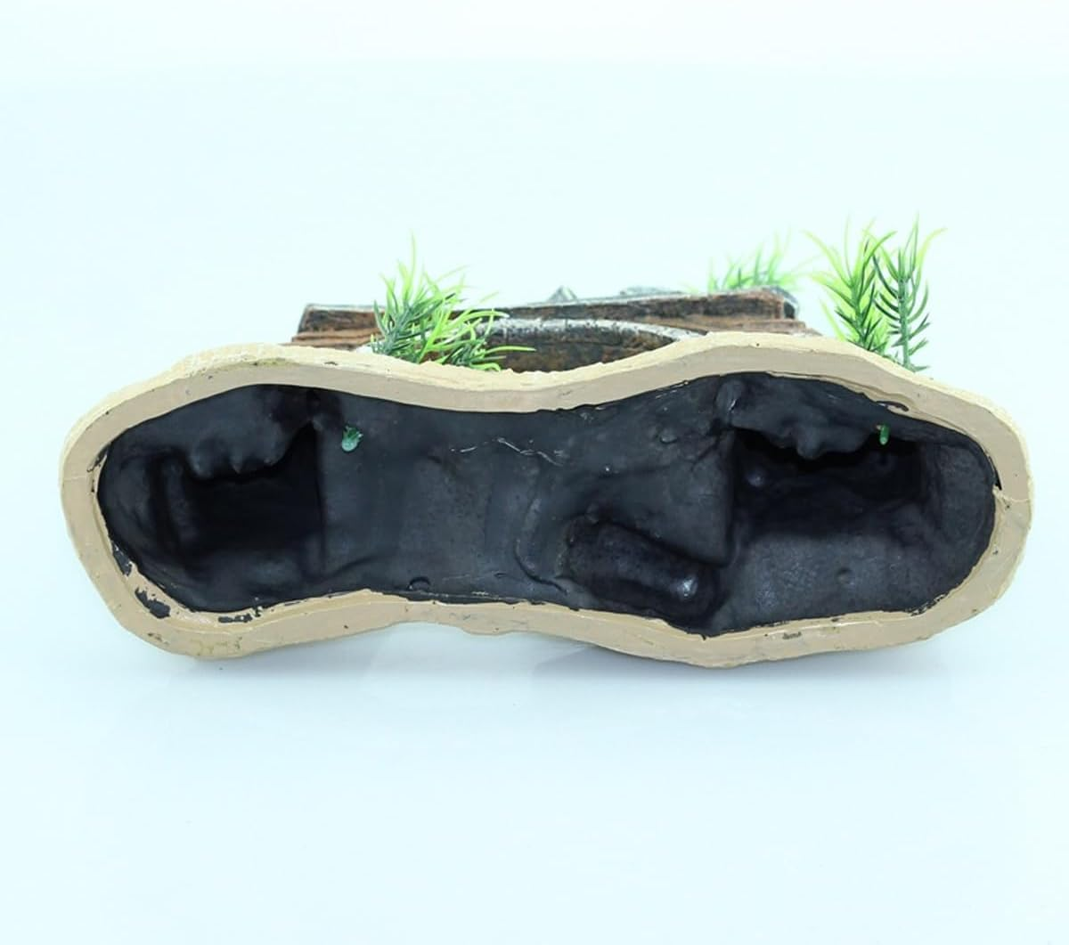 AIMALL Resin Aquarium Castle Archway Decorative Fish Tank Ornament Realistic Door Landscape for Betta Shrimp Turtle Hideout Underwater D&eacute;cor image number 3