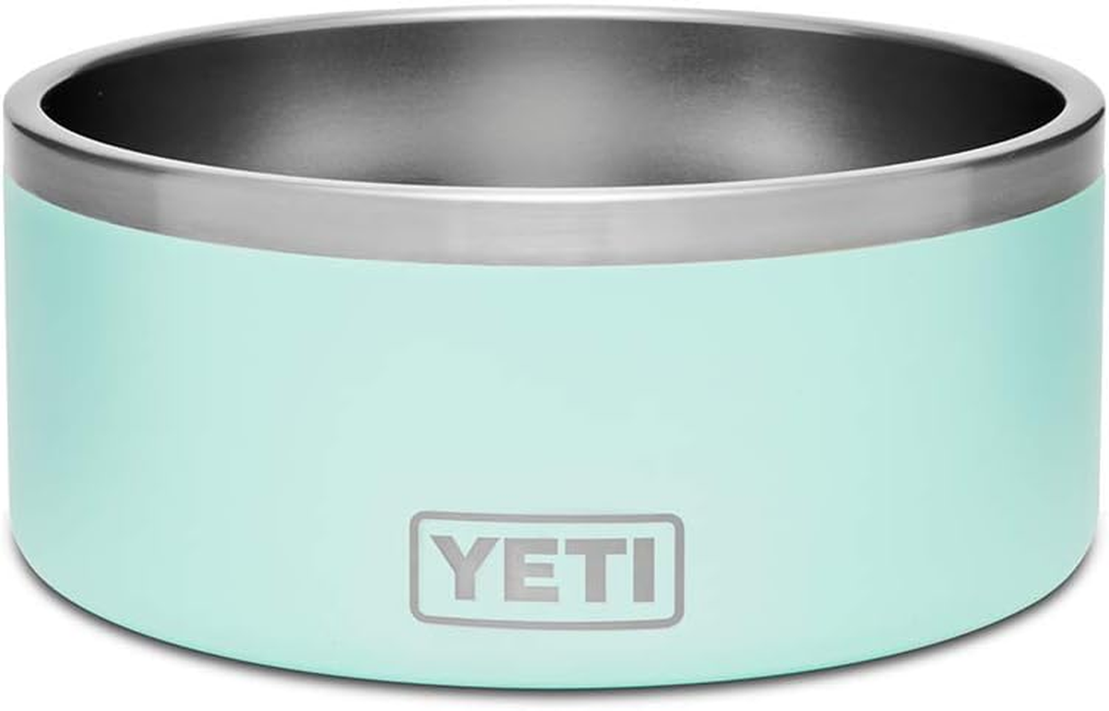 YETI Boomer 8, Stainless Steel, Non-Slip Dog Bowl, Holds 64 Ounces, White