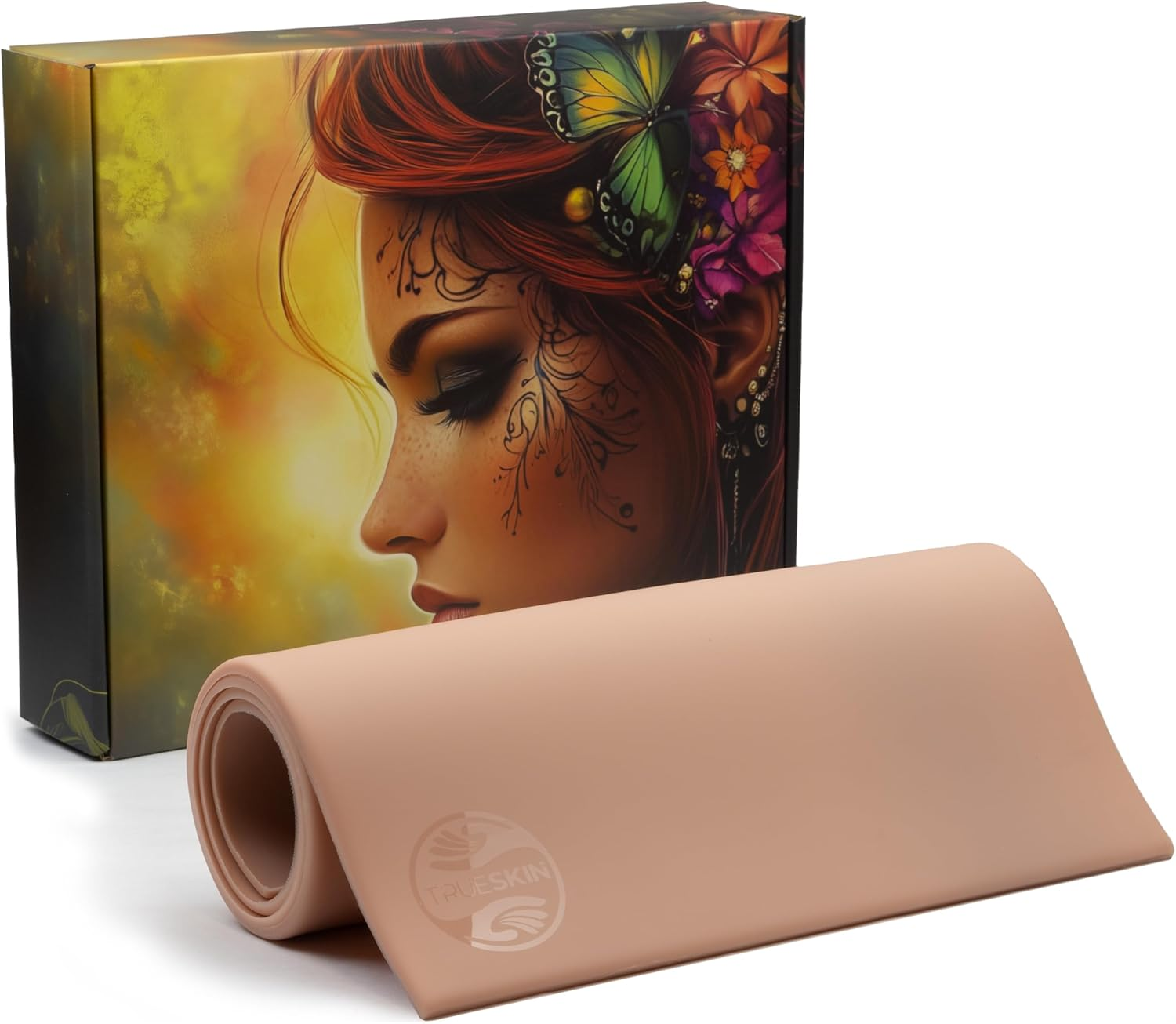 Trueskin Platinum Silicone Tattoo Practice Skin - 12" X 36" Canvas - Super Thick (4-5Mm) - Trade Show Quality - Fake Skin for Tattooing image number 6