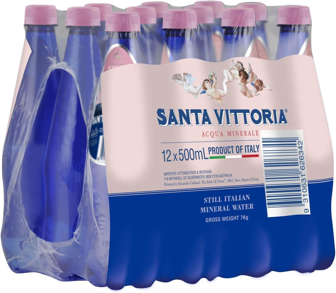 Santa Vittoria Italian Still Mineral Water PET 500ML X 12 Bottles image number 1