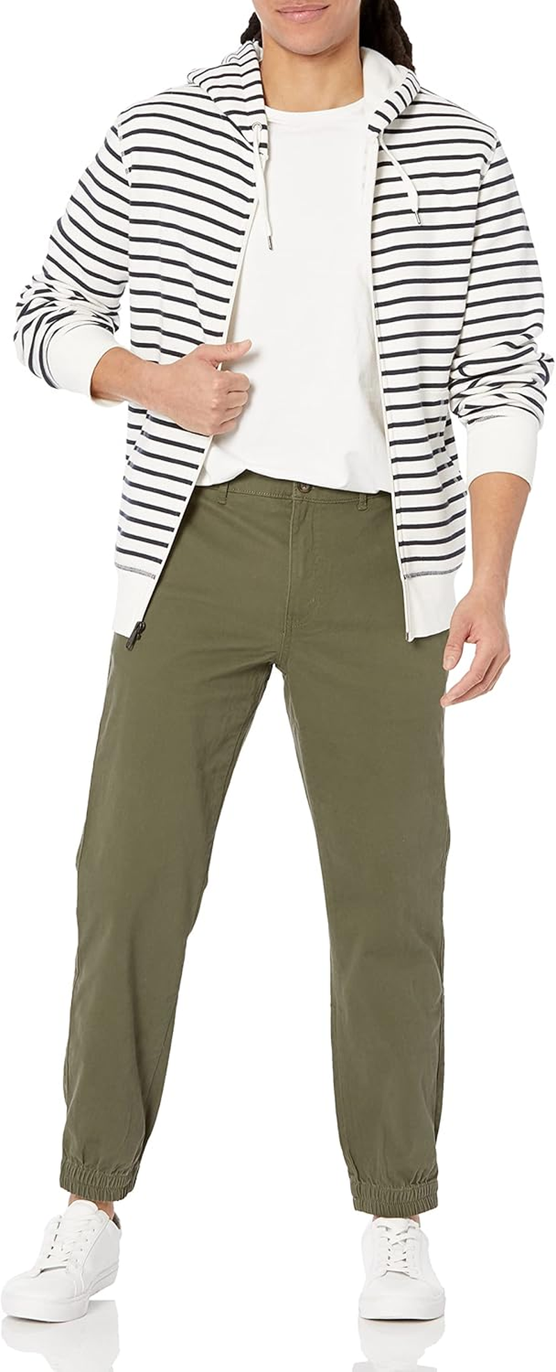 Amazon Essentials Joggers for Men, Cotton, Slim-Fit, Comfortable, Stylish image number 7